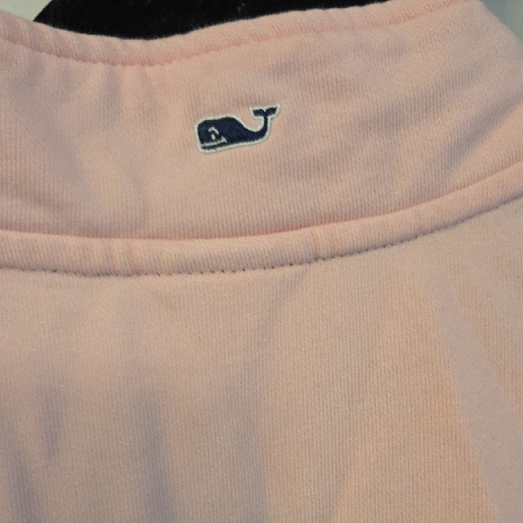 Vineyard Vines Pink Pullover with Quarter-Zip - Picture 4 of 5